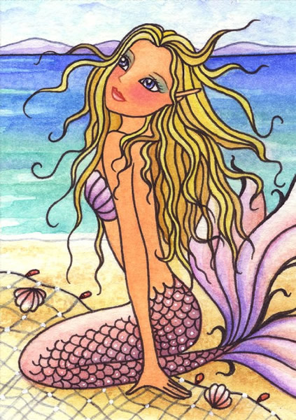 QS Fishnet Mermaid - Click Image to Close